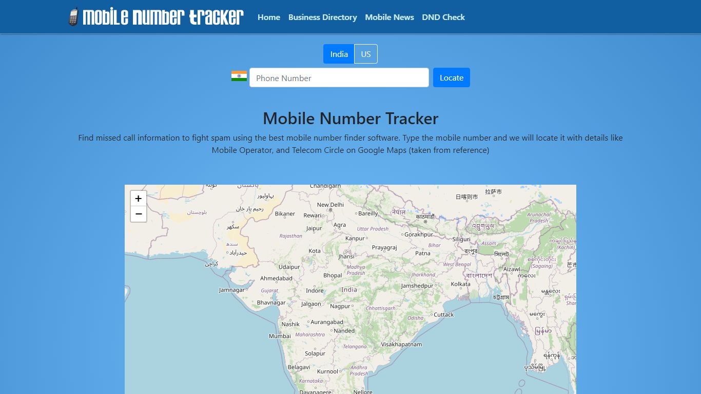 Mobile Number Tracker (India) On Google Maps - Mobile Location Finder